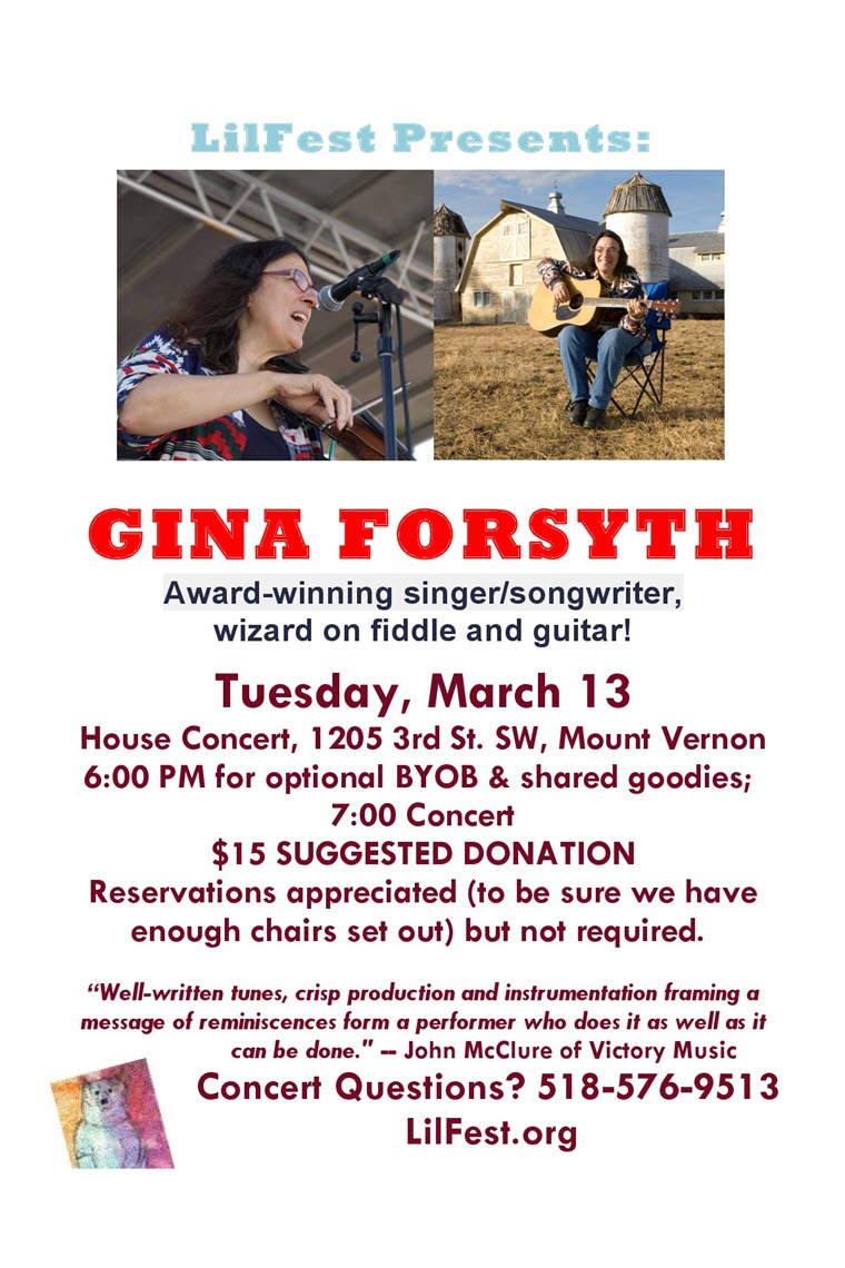 Gina Forsyth LilFest Presents-3-13-18